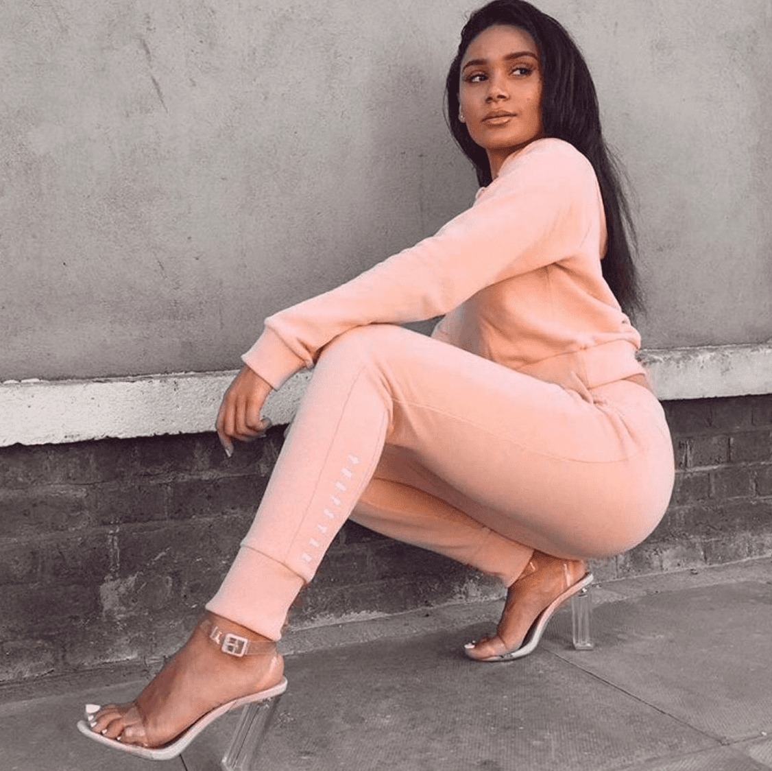 @clarissejuliette Ariana Perspex Heel EGO