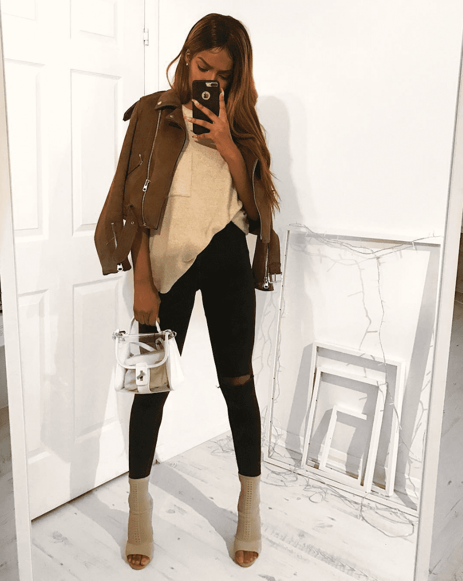 @dazhaneleah Amelia Knit Boot EGO