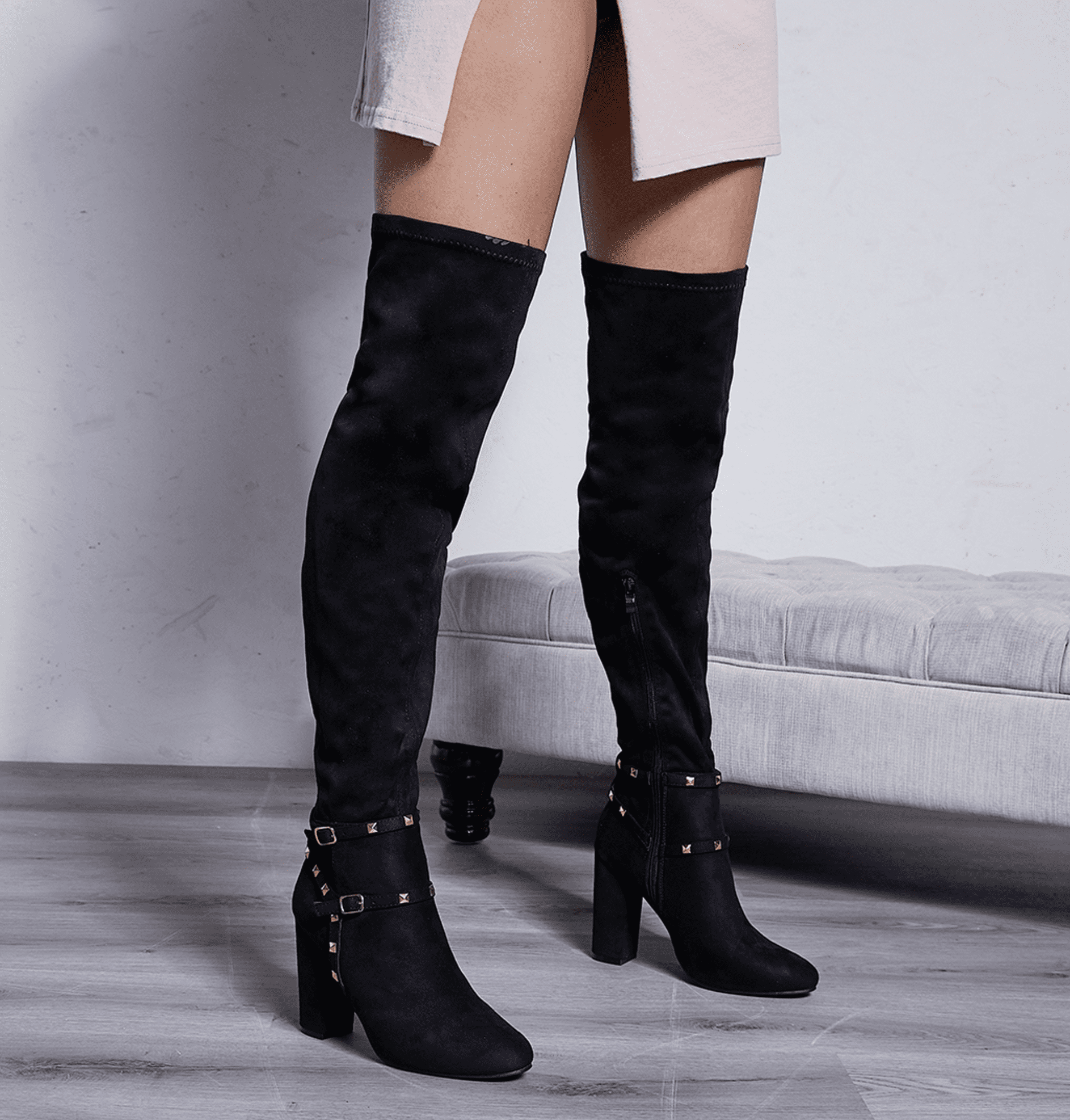 Nexus Block Heel Long Boots